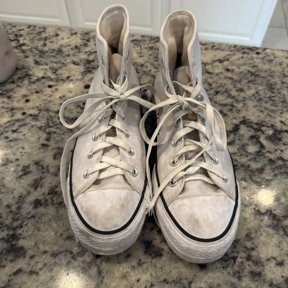 Converse Chuck Taylor All Star Hi Lace Up White Size 8